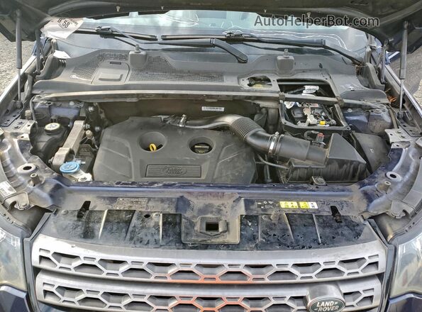 SALCP2BG0GH579381 2016 LAND ROVER DISCOVERY Blue Vista del compartimento del motor
