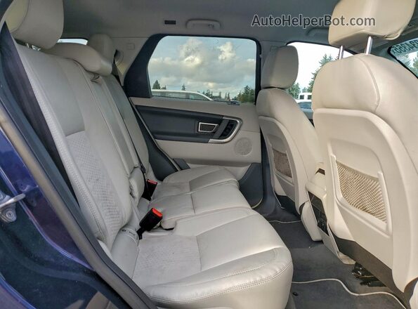 SALCP2BG0GH579381 2016 LAND ROVER DISCOVERY Blue Vista interior trasera