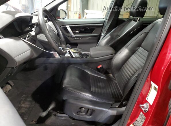 SALCP2FX1LH839419 2020 LAND ROVER DISCOVERY Red Вид салону спереду