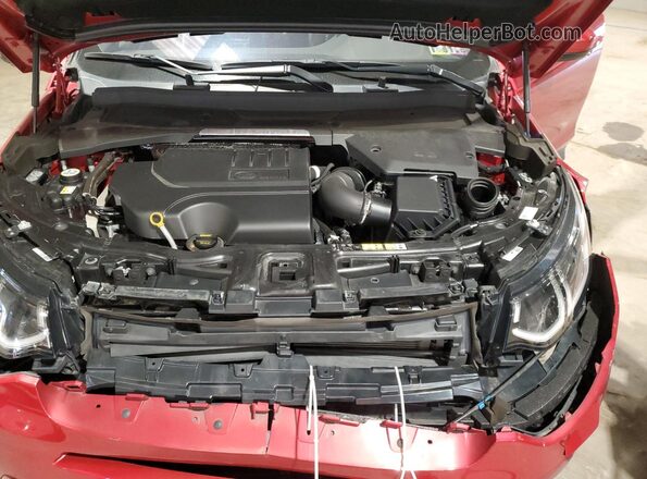 SALCP2FX1LH839419 2020 LAND ROVER DISCOVERY Red Вид підкапотного простору