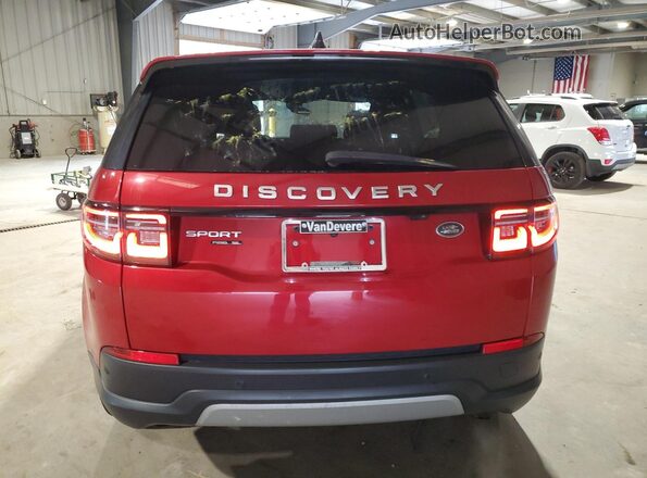 SALCP2FX1LH839419 2020 LAND ROVER DISCOVERY Red Вид ззаду