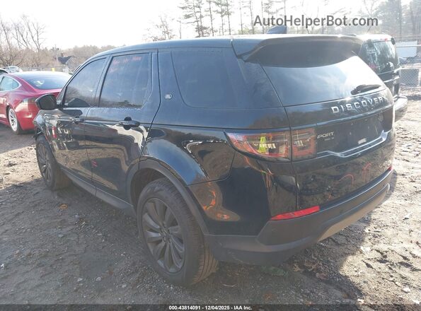 SALCP2FX4LH860653 2020 LAND ROVER DISCOVERY SPORT Черный Задняя левая четверть
