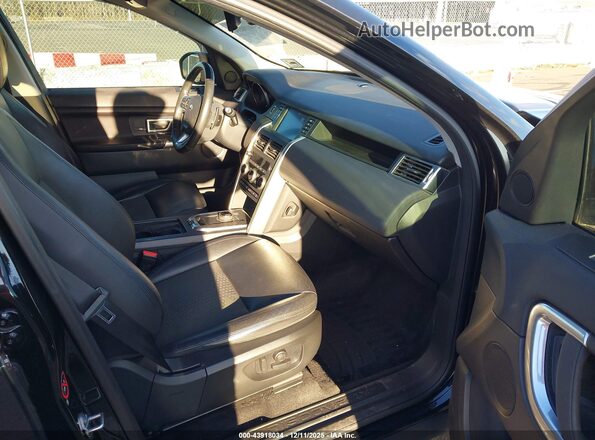 SALCP2RX6JH734173 2018 LAND ROVER DISCOVERY SPORT Black Widok wnętrza z przodu