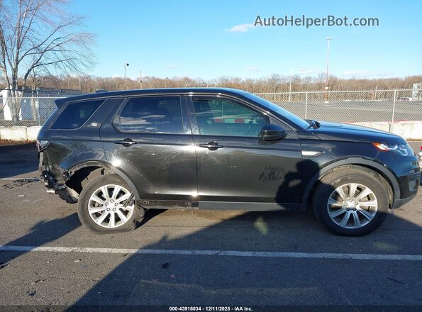 SALCP2RX6JH734173 2018 LAND ROVER DISCOVERY SPORT Black Widok wnętrza z tyłu