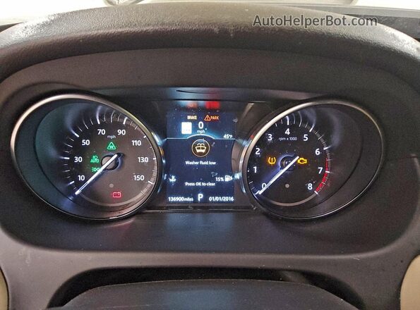 SALCR2FX2KH823125 2019 LAND ROVER DISCOVERY Black Вид щитка приладів