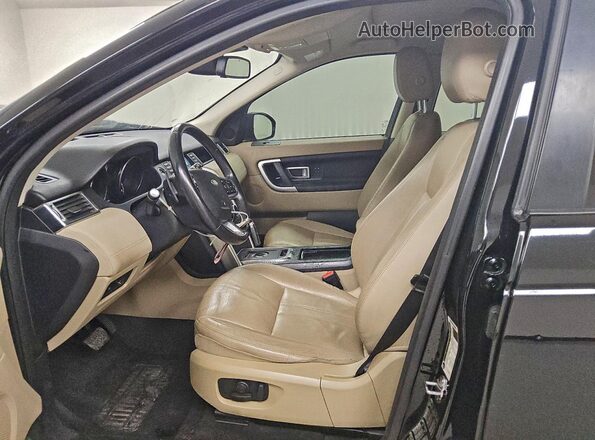 SALCR2FX2KH823125 2019 LAND ROVER DISCOVERY Black Вид салону спереду