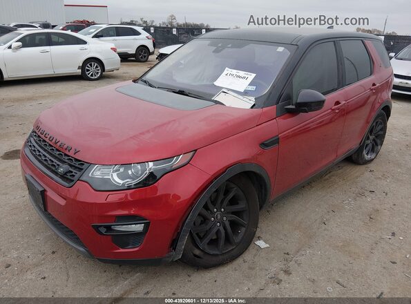 SALCR2FX7KH829910 2019 LAND ROVER DISCOVERY SPORT Red Vista tres cuartos delantera izquierda