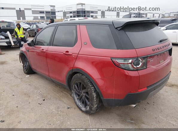SALCR2FX7KH829910 2019 LAND ROVER DISCOVERY SPORT Red Trasero izquierdo