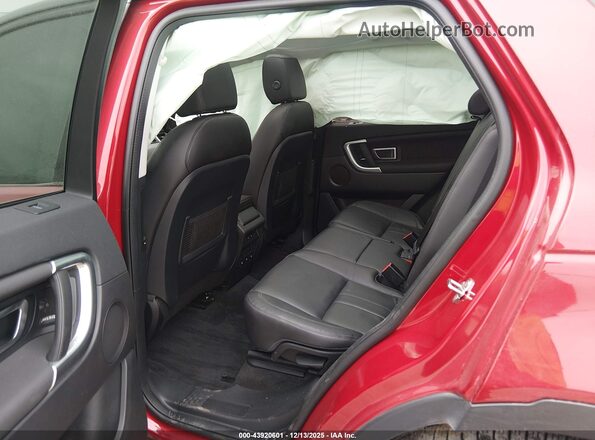 SALCR2FX7KH829910 2019 LAND ROVER DISCOVERY SPORT Red Vista de la etiqueta del VIN
