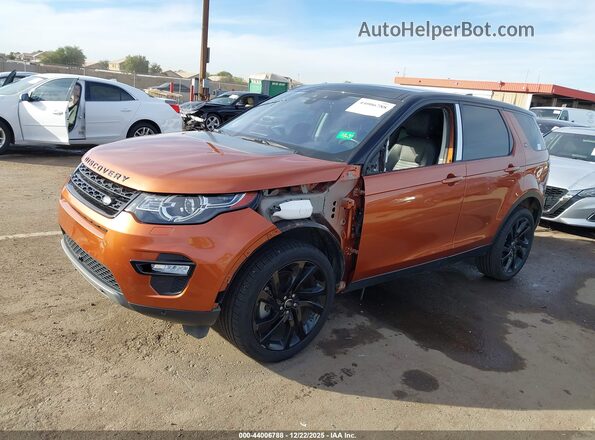 SALCT2FX1KH787817 2019 LAND ROVER DISCOVERY SPORT Orange Front view