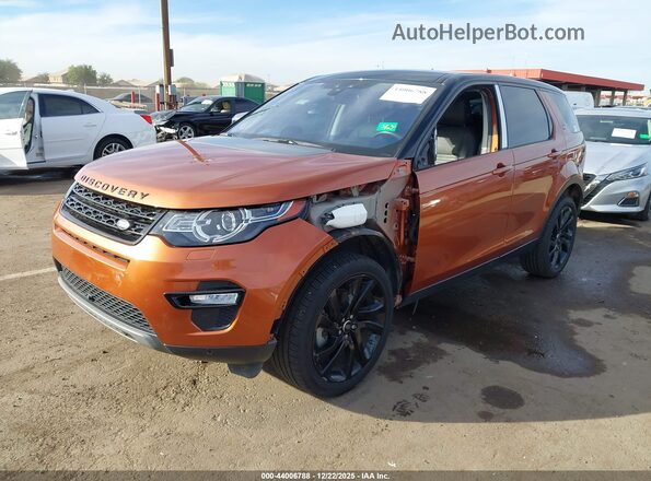 SALCT2FX1KH787817 2019 LAND ROVER DISCOVERY SPORT Orange Front left