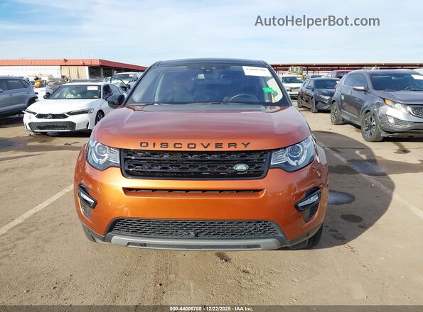 SALCT2FX1KH787817 2019 LAND ROVER DISCOVERY SPORT Orange Rear interior view