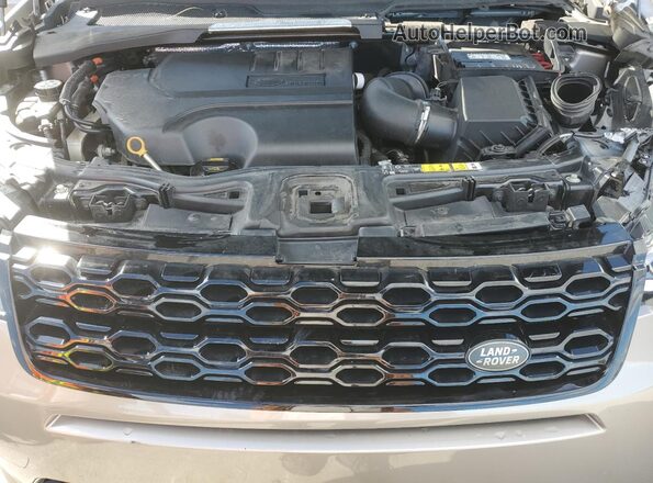 SALCT2FX5NH909874 2022 LAND ROVER DISCOVERY Tan ძრავის განყოფილების ხედი