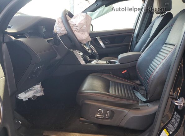 SALCT2FX8NH911652 2022 LAND ROVER DISCOVERY Black Widok wnętrza z przodu