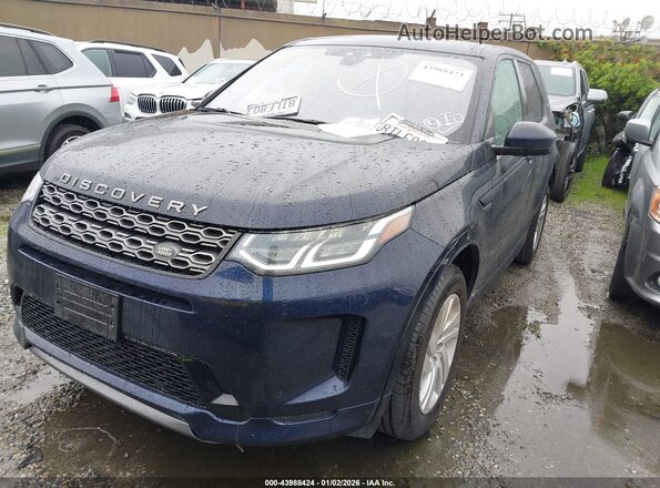 SALCT2FXXLH834067 2020 LAND ROVER DISCOVERY SPORT Blue წინა მარცხენა ხედი სამი მეოთხედიდან