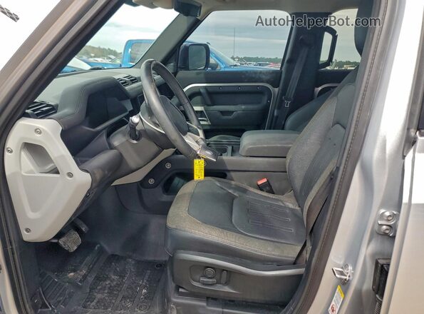 SALE17EU6L2002361 2020 LAND ROVER DEFENDER Silver Widok wnętrza z przodu