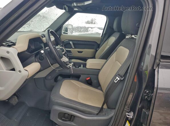 SALE27EU5P2111462 2023 LAND ROVER DEFENDER Gray წინა სალონის ხედი