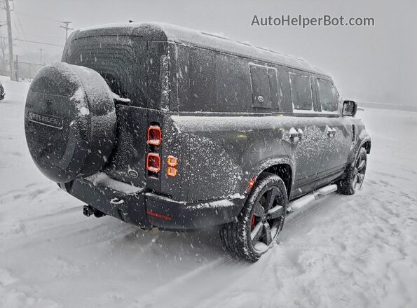SALE2FEU7P2185119 2023 LAND ROVER DEFENDER Gray Задня права чверть