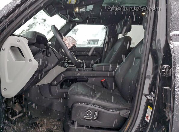 SALE2FEU7P2185119 2023 LAND ROVER DEFENDER Gray Вид салону спереду
