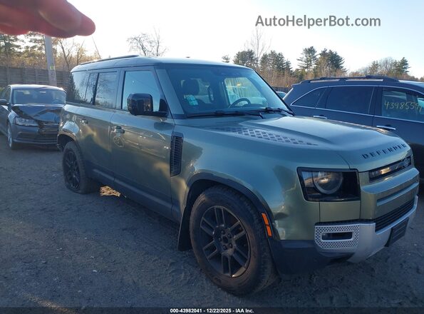 SALEJEEX7R2325776 2024 LAND ROVER DEFENDER Green Вид задньої частини салону