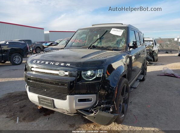 SALEJFFU5R2338455 2024 LAND ROVER DEFENDER Black Vista tres cuartos delantera izquierda