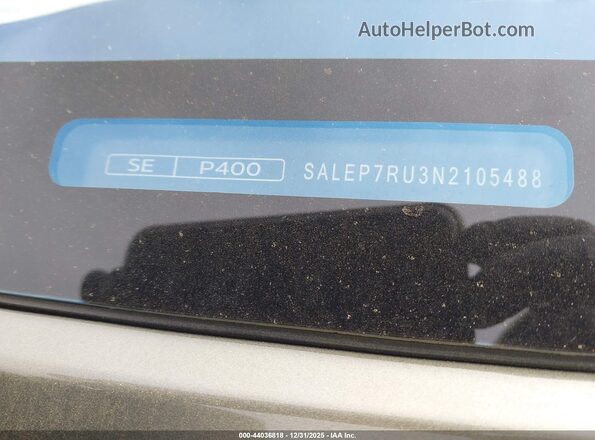 SALEP7RU3N2105488 2022 LAND ROVER DEFENDER Green Engine compartment view