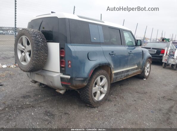 SALEPEFE0R2268476 2024 LAND ROVER DEFENDER Синий Задняя правая четверть