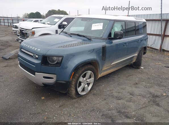 SALEPEFE0R2268476 2024 LAND ROVER DEFENDER Синий Передняя левая четверть