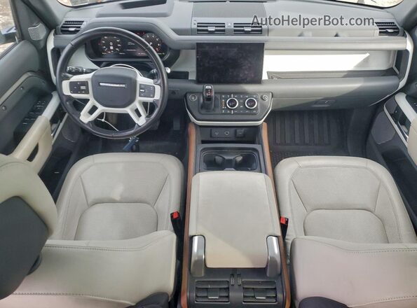 SALEPFEU4P2171647 2023 LAND ROVER DEFENDER Gray წინა პანელის ხედი