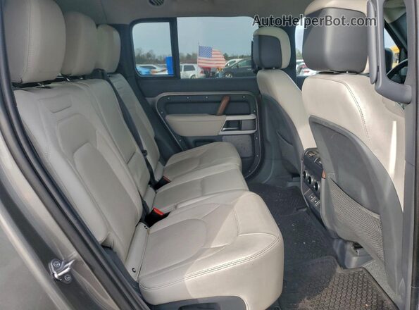 SALEPFEU4P2171647 2023 LAND ROVER DEFENDER Gray უკანა სალონის ხედი