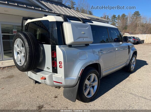 SALEW7RU6N2097910 2022 LAND ROVER DEFENDER Silver Tył prawy