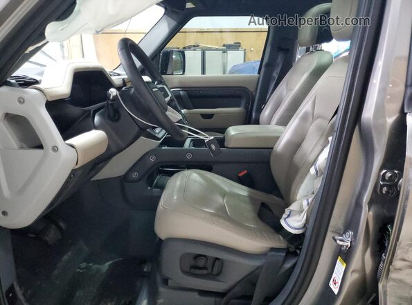 SALEWERU2N2102959 2022 LAND ROVER DEFENDER Gray Vista interior delantera