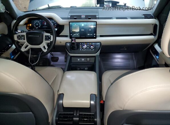 SALEWERU2N2102959 2022 LAND ROVER DEFENDER Gray Vista del salpicadero