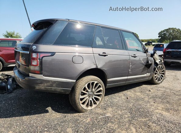 SALGS2EF8GA247555 2016 LAND ROVER RANGE Gray Trasero derecho