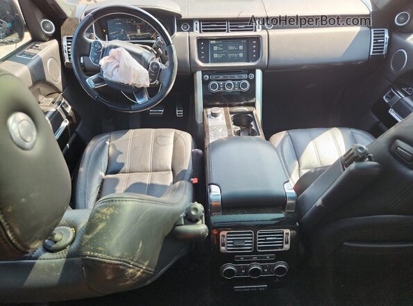 SALGS2EF8GA247555 2016 LAND ROVER RANGE Gray Vista del salpicadero