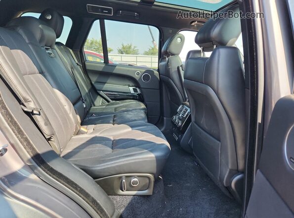 SALGS2EF8GA247555 2016 LAND ROVER RANGE Gray Vista interior trasera