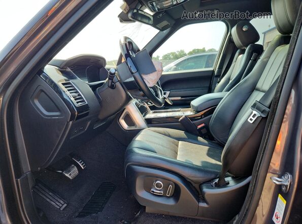 SALGS2EF8GA247555 2016 LAND ROVER RANGE Gray Vista interior delantera