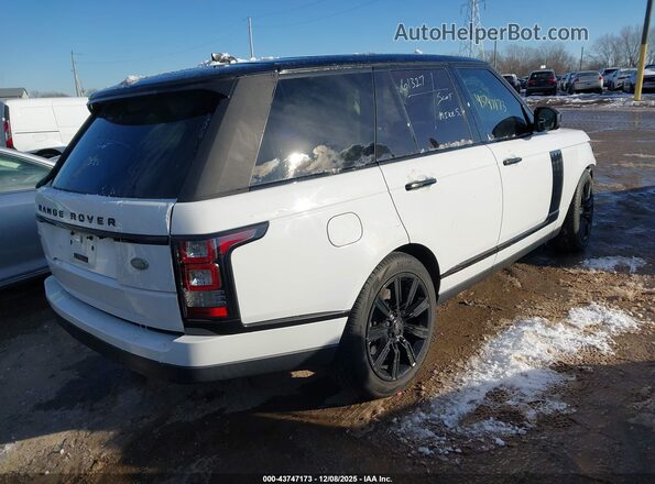 SALGS2FE7HA324133 2017 LAND ROVER RANGE ROVER Белый Задняя правая четверть
