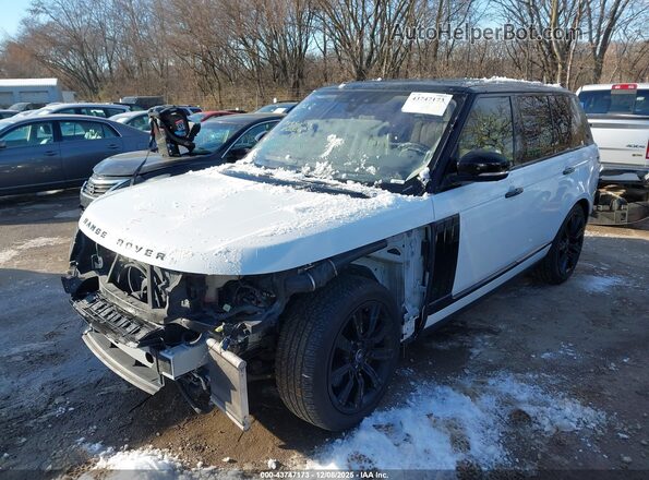 SALGS2FE7HA324133 2017 LAND ROVER RANGE ROVER Белый Передняя левая четверть