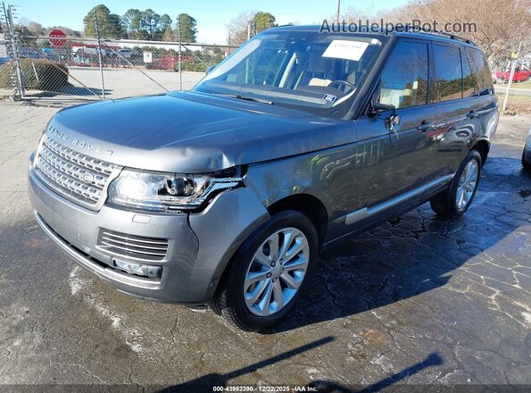 SALGS2FK7HA363715 2017 LAND ROVER RANGE ROVER Gray Front view