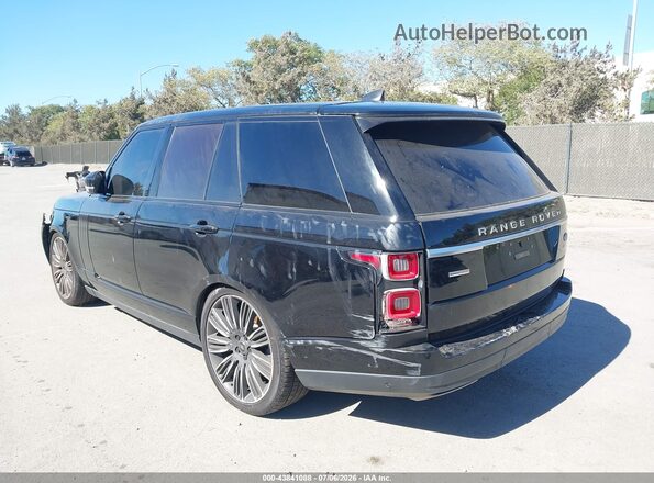 SALGS2RE1KA543043 2019 LAND ROVER RANGE ROVER Black Trasero izquierdo