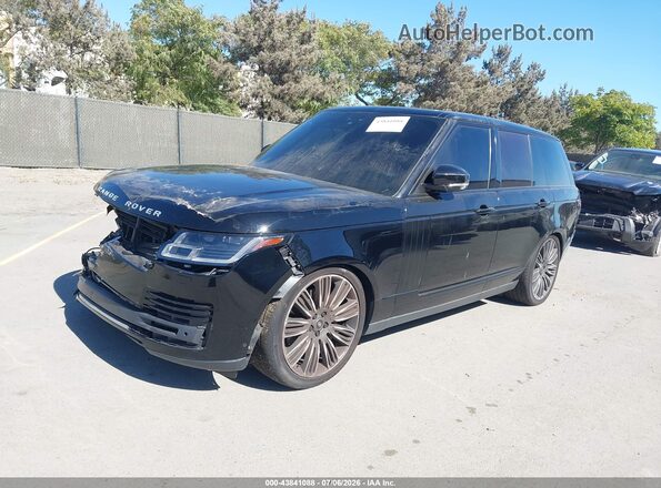 SALGS2RE1KA543043 2019 LAND ROVER RANGE ROVER Black Vista tres cuartos delantera izquierda