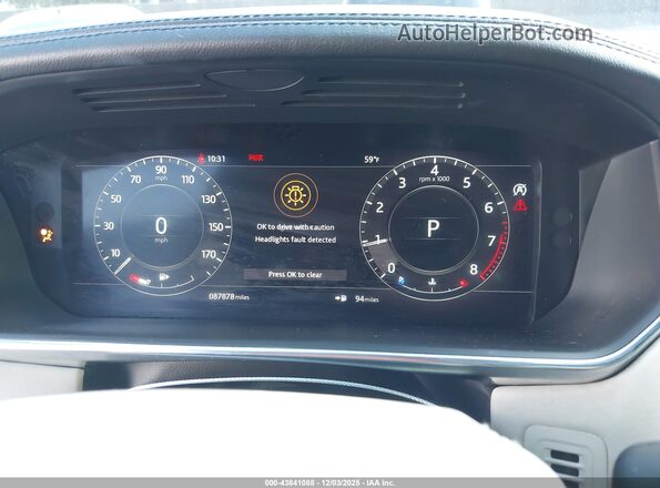 SALGS2RE1KA543043 2019 LAND ROVER RANGE ROVER Black Vista de los asientos traseros