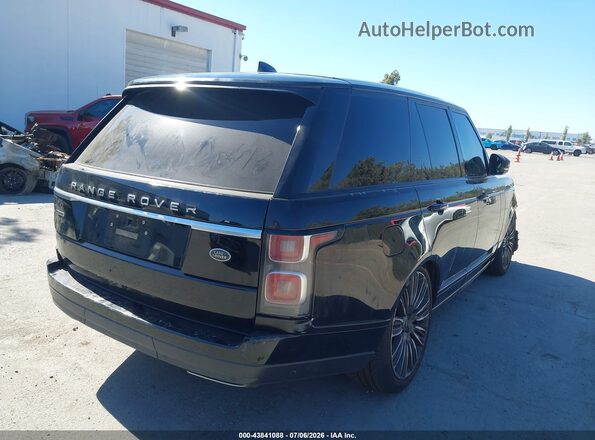 SALGS2RE1KA543043 2019 LAND ROVER RANGE ROVER Black Trasero derecho