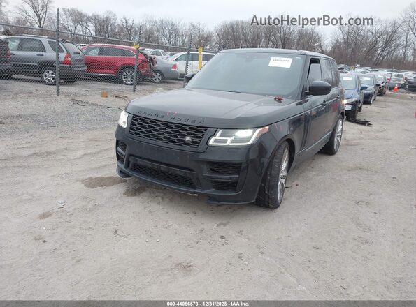 SALGS2RE2JA382863 2018 LAND ROVER RANGE ROVER Black Առջևի ձախ երեք քառորդ տեսարան