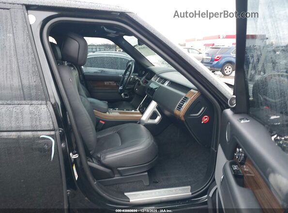 SALGS2RE5JA383134 2018 LAND ROVER RANGE ROVER Black Սալոնի դիմացի տեսք