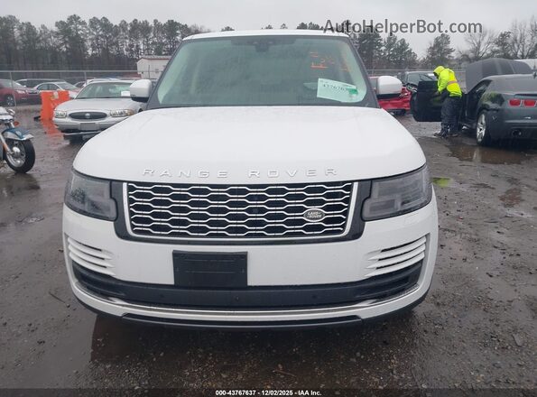 SALGS2RU2MA421589 2021 LAND ROVER RANGE ROVER White Vista interior trasera