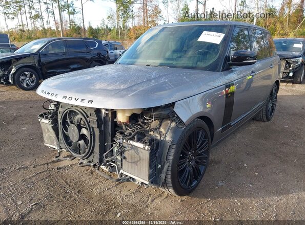 SALGS2RU2MA444693 2021 LAND ROVER RANGE ROVER Gray Vista tres cuartos delantera izquierda