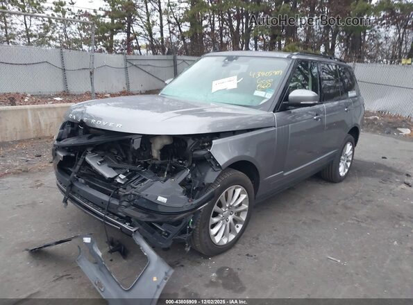 SALGS2RU5LA594473 2020 LAND ROVER RANGE ROVER Gray Առջևի ձախ երեք քառորդ տեսարան
