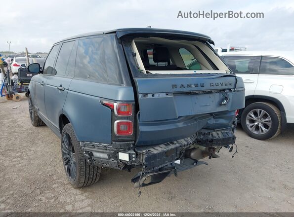 SALGS2RU7NA462995 2022 LAND ROVER RANGE ROVER Blue Rear left